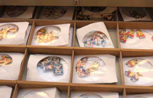 Zugplakttechen aus dem Archiv suaber eingetütet