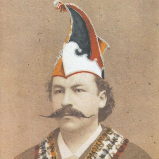 Narrenkappe Gustav Brechtel 1879, Stadtbibliothek Mainz
