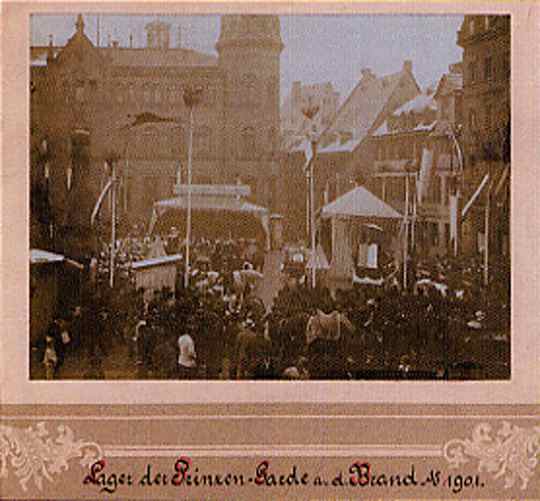 Strassenfastnacht Feldlager der Prinzengarde, 1901